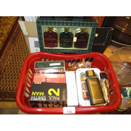 115 - Box of Perfumes and Aftershave