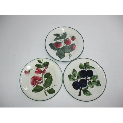 594 - Three Small Wemyss Dishes, 14cm