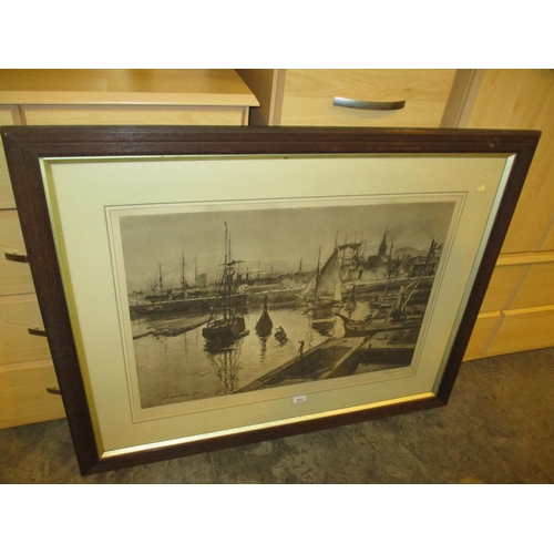 634 - J Douglas, Signed Print, Dundee 1888