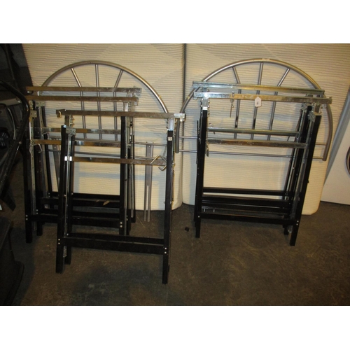 788 - Five Metal Folding Trestle Stands