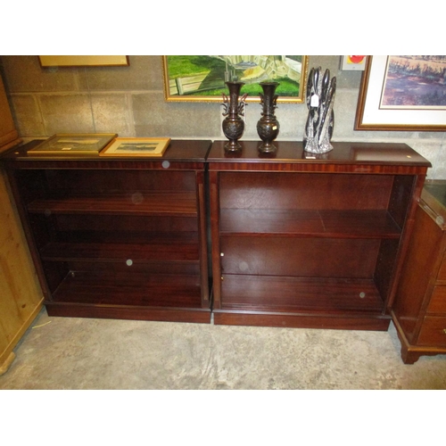 798 - Pair of Mahogany Bookshelves, each 91cm