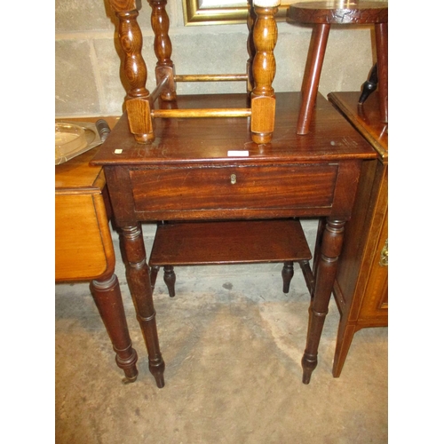 801 - 19th Century Mahogany Work Table