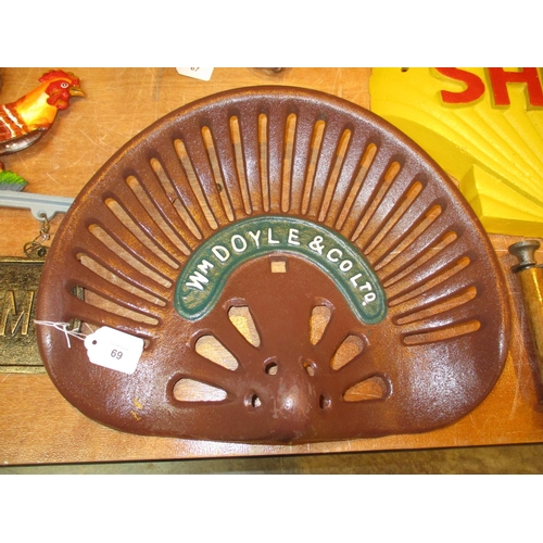 69 - Doyle Tractor Seat