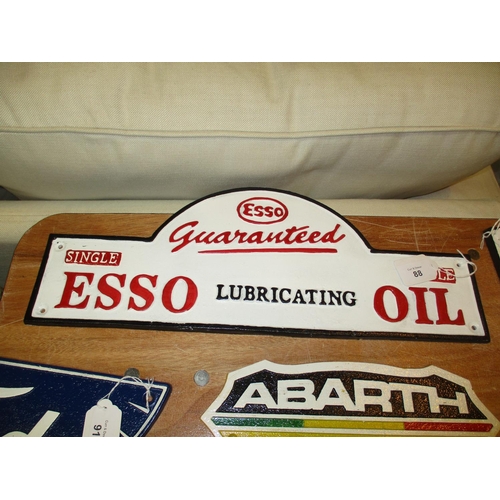 88 - Domed Esso Plaque