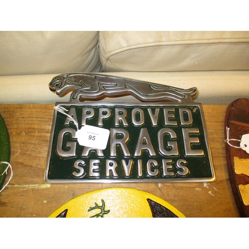 95 - Jaguar Approved Garage Plaque