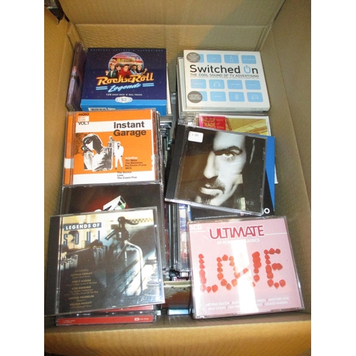 125 - Box of CDs including Soul, George Michael, Rock n Roll