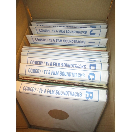 129 - Box of Records including Comedy, TV and Film Soundtracks