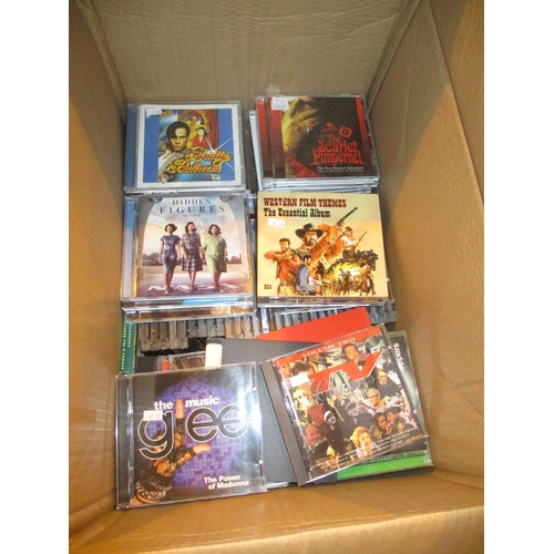 144 - Box of CDs including Film and TV Compilations