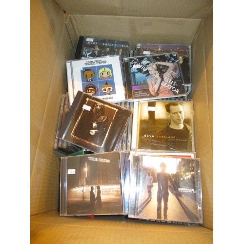 145 - Box of CDs including Embrace, Black Eyed Peas, Blue