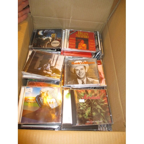 150 - Box of CDs including Helen Shapiro, Carole King, Hank Williams