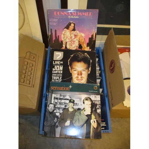 84 - Box of Records including Donna Summer, Jon Carter, Sensation