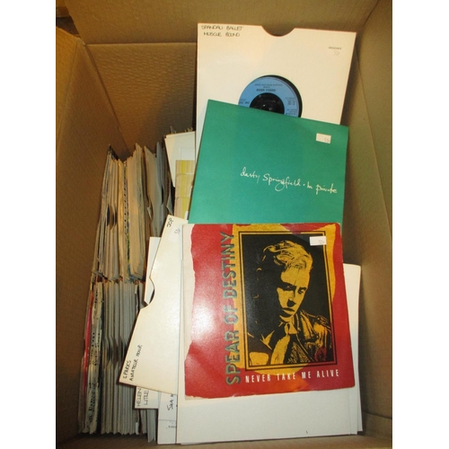 87 - Box of 45s including Spear of Destiny, Dusty Springfield, Spandau Ballet