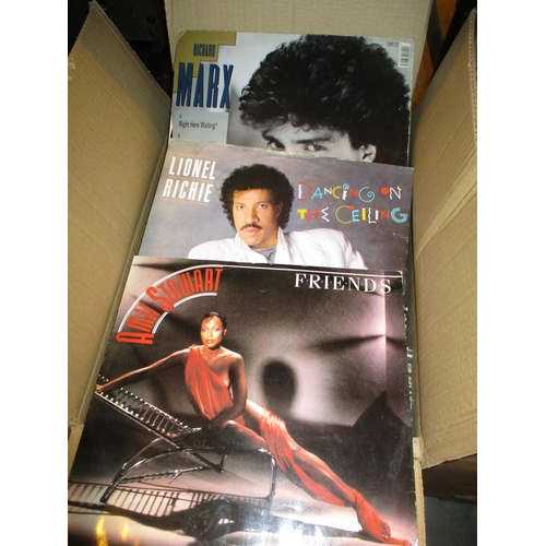 267 - Box of Records including Lionel Ritchie, Richard Marx, Amii Stewart