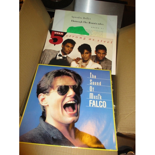 270 - Box of Records including Spandau Ballet, 5 Star, Falco