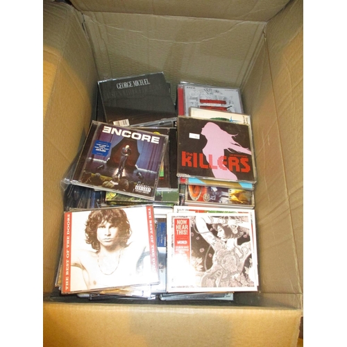 274 - Box of CDs including The Killers, Encore, George Michael