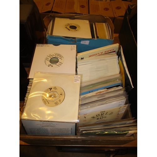 286 - Two Boxes of 45s including Batti Mamzelle, Martha Jean Love, The Toys