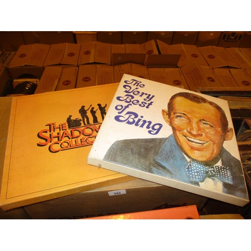 294 - Box of Records etc including Bing Crobsy, The Shadows, Classical