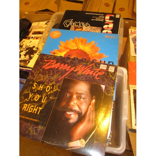 311 - Box of Records including The Farm, Cameo, Barry White