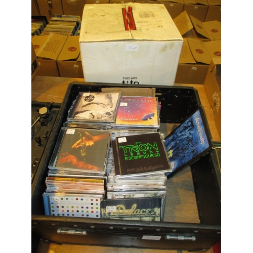 322A - Box of CD's inc. Trance, Emo, Punk etc and a Disc-Go-Devil Machine