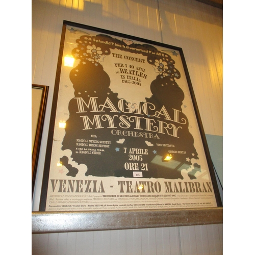 335 - Concert Poster Magical Mystery Orchestra Italy 1965-2005