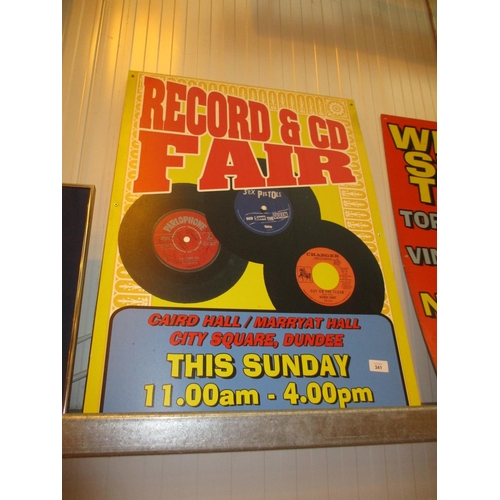 341 - Record & CD Fair Poster