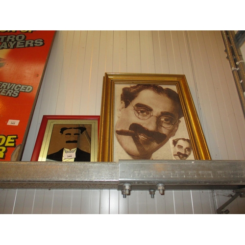 346 - Groucho Marx Picture and Mirror