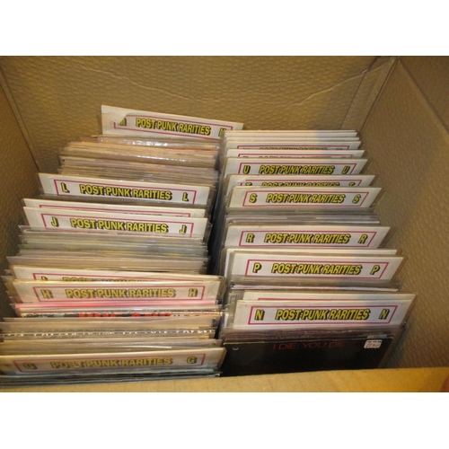 356 - Box of 45s Labelled Post Punk Rarities