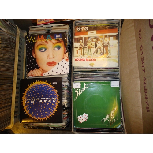 360 - Two Boxes of 45s including UFO, Wham, Dr Hook