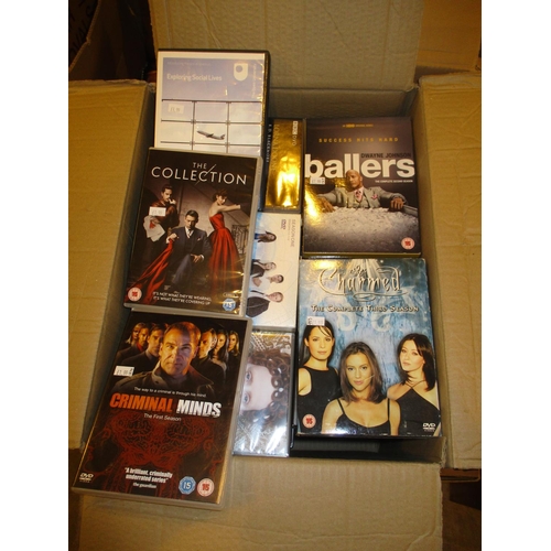 402 - Two Boxes of DVDs