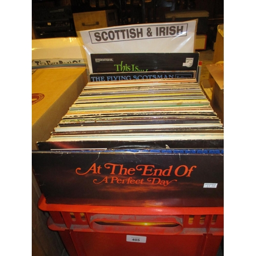 405 - Box of Records Scottish and Irish