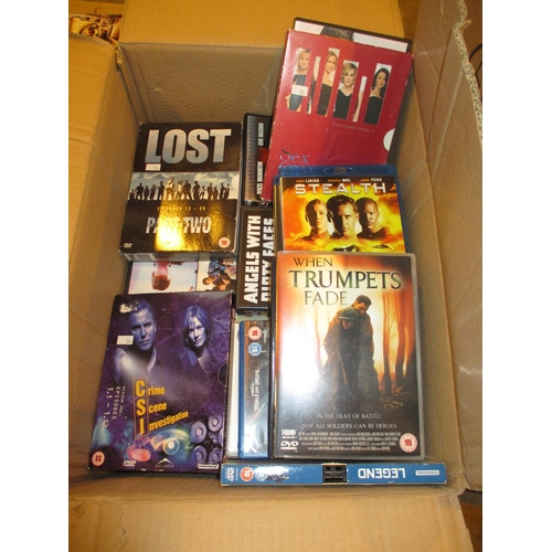 411 - Two Boxes of DVDs