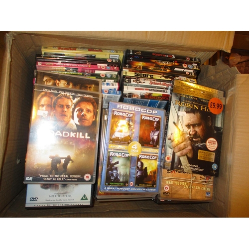 420 - Two Boxes of DVDs