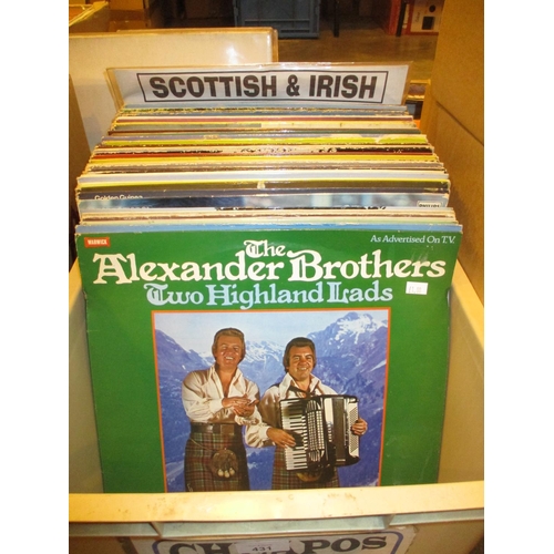 431 - Box of Records Scottish and Irish