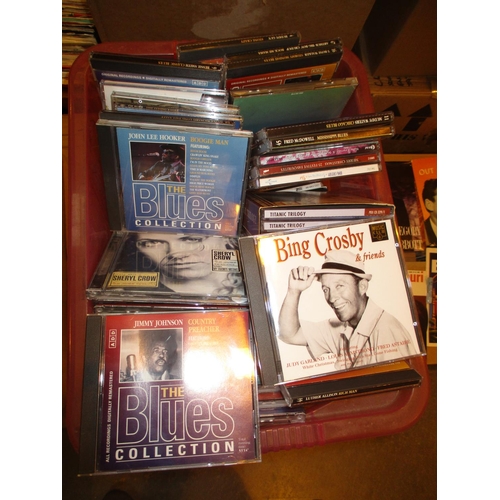 439 - Two Boxes of CDs including Blues, Sheryl Crowe, Bing Crosby