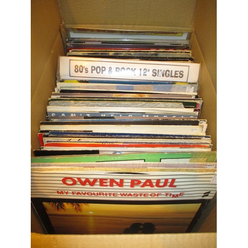 444 - Box of Records including 1980s Pop and Rock 12