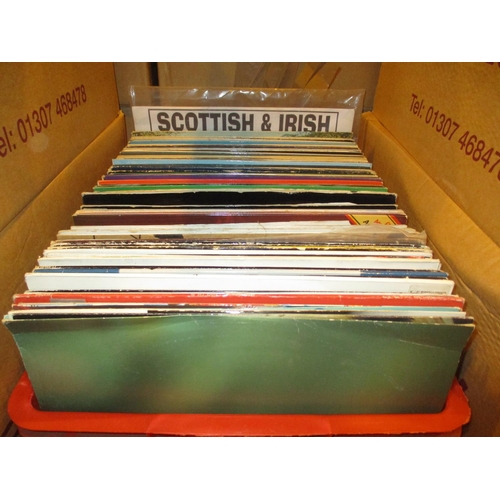 448 - Box of Records Scottish and Irish