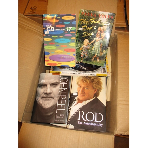 456 - Two Boxes of Books - Music etc