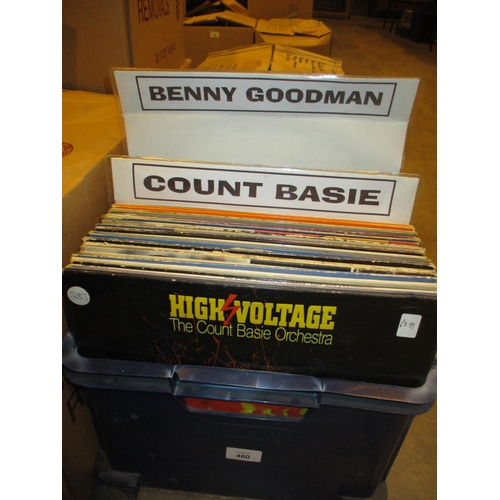 460 - Box of Records including Count Basie, Benny Goodman