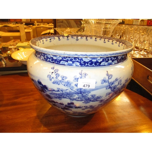 479 - Japanese Porcelain Jardinière