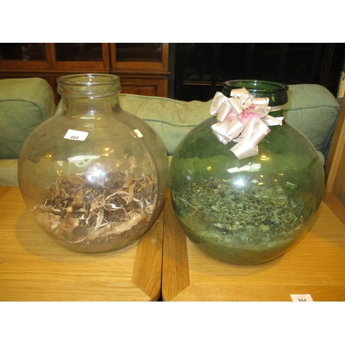 489 - Two Glass Terrariums