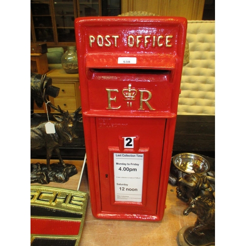 538 - Post Box with Keys