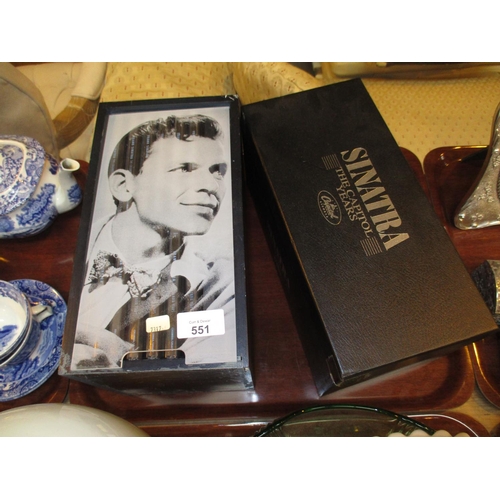 551 - Two Boxed Sets of Frank Sinatra CDs