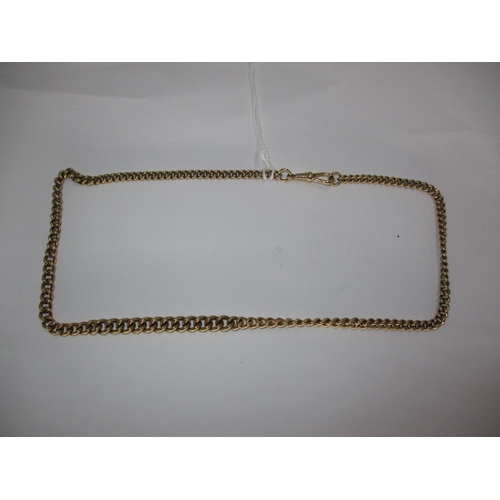 9ct Gold Graduated Link Necklace, 33g