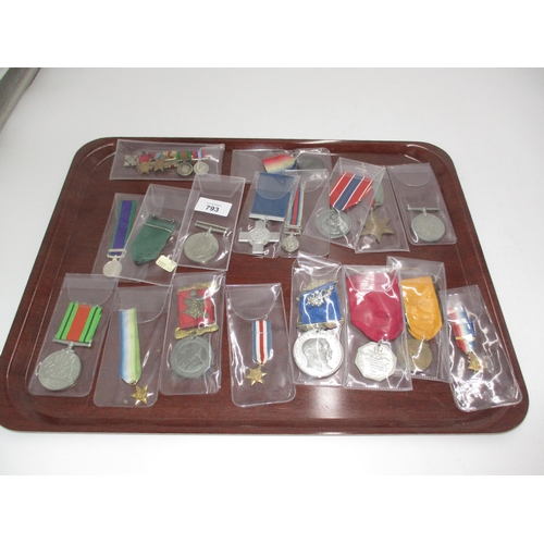 793 - Collection of Souvenir Medals, WWII Medals, Miniature Medals etc