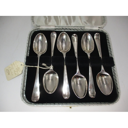 803 - Set of 6 18th Century Silver Tea Spoons, 92g