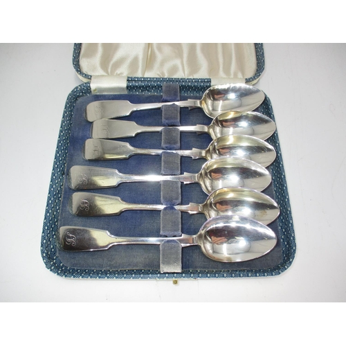 805 - Set of 6 Silver Teaspoons, Exeter 1876, 119g