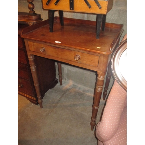 925 - Early 19th Century Mahogany Gallery Top Wash Stand, 63x48cm