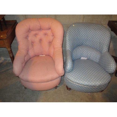 926 - Two Victorian Parlour Chairs