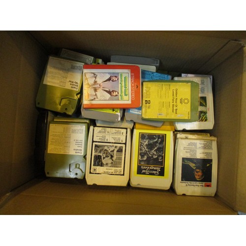 438 - Two Boxes of Cassettes including Classical, 8 Track Cassettes