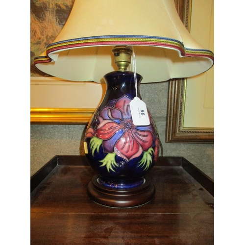 96 - Moorcroft Pottery Table Lamp